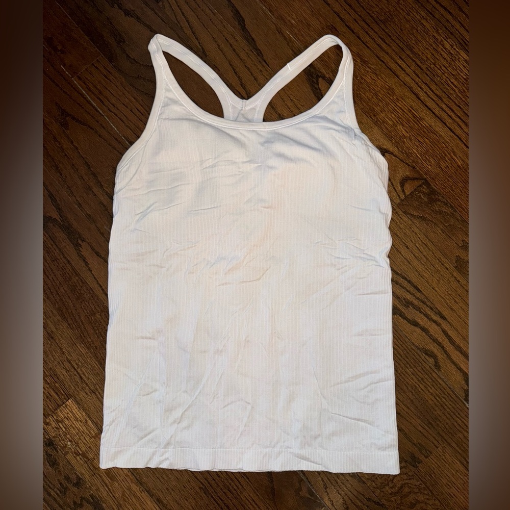 LULULEMON White Ebb to Street Tank - Size 10.